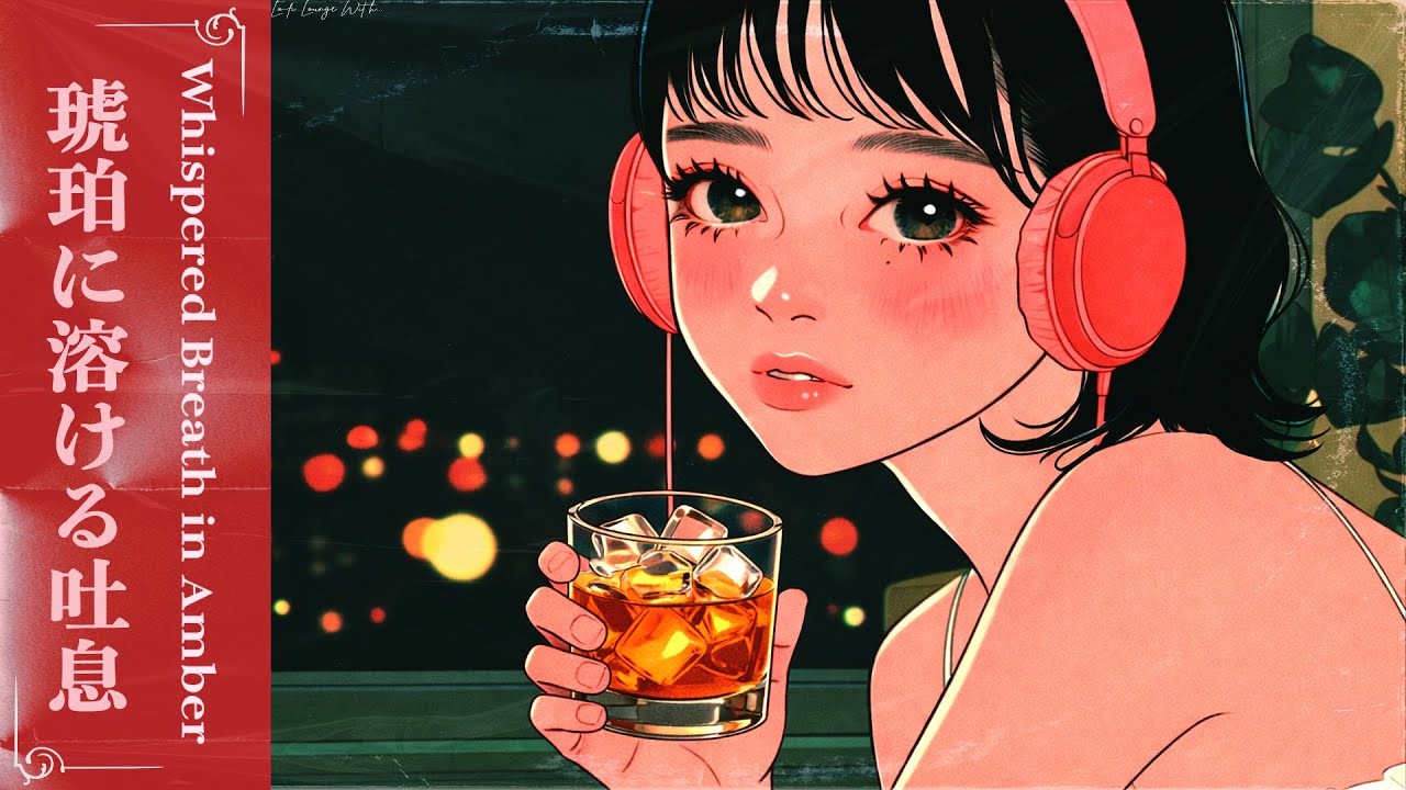 【3 Hours】Lo-Fi Instrumental Chillhop for Study / Focus / Relax | Whispered Breath in Amber 琥珀に溶ける吐息