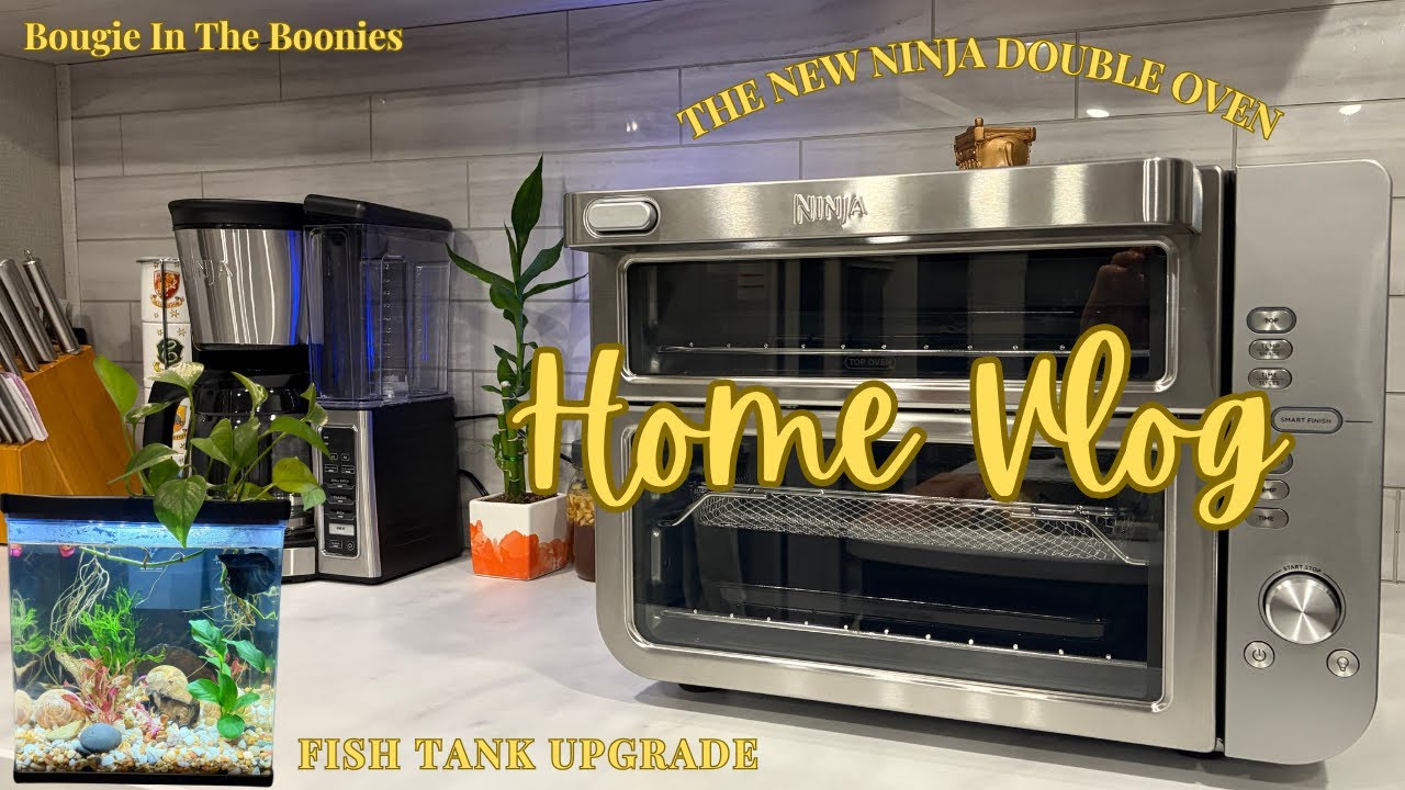 Errand Day Shenanigans! Fixing Up the Fish Tank & Unboxing Our New Ninja Double Oven 🔥🐠