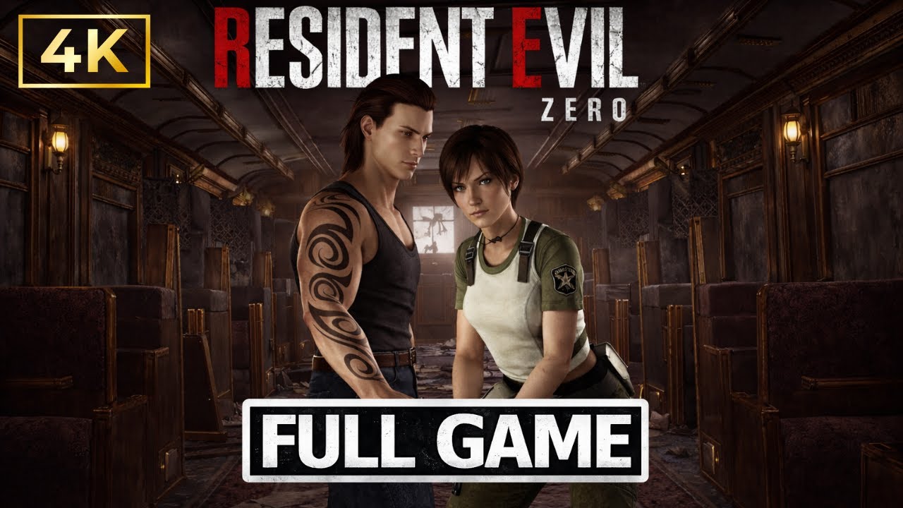 Resident Evil 0 HD Remaster &mdash; Full Game No Commentary | 4K 60FPS Gameplay