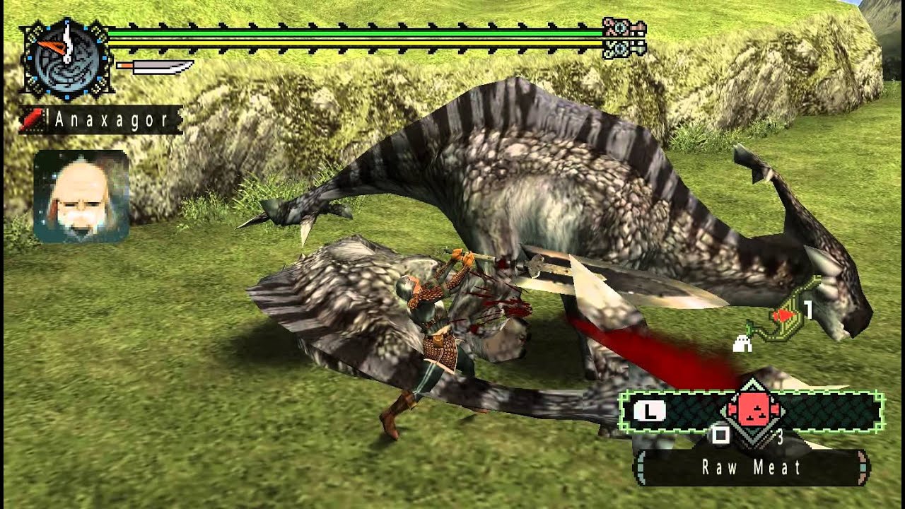 Monster Hunter Freedom ★Basics: Preparing Meat