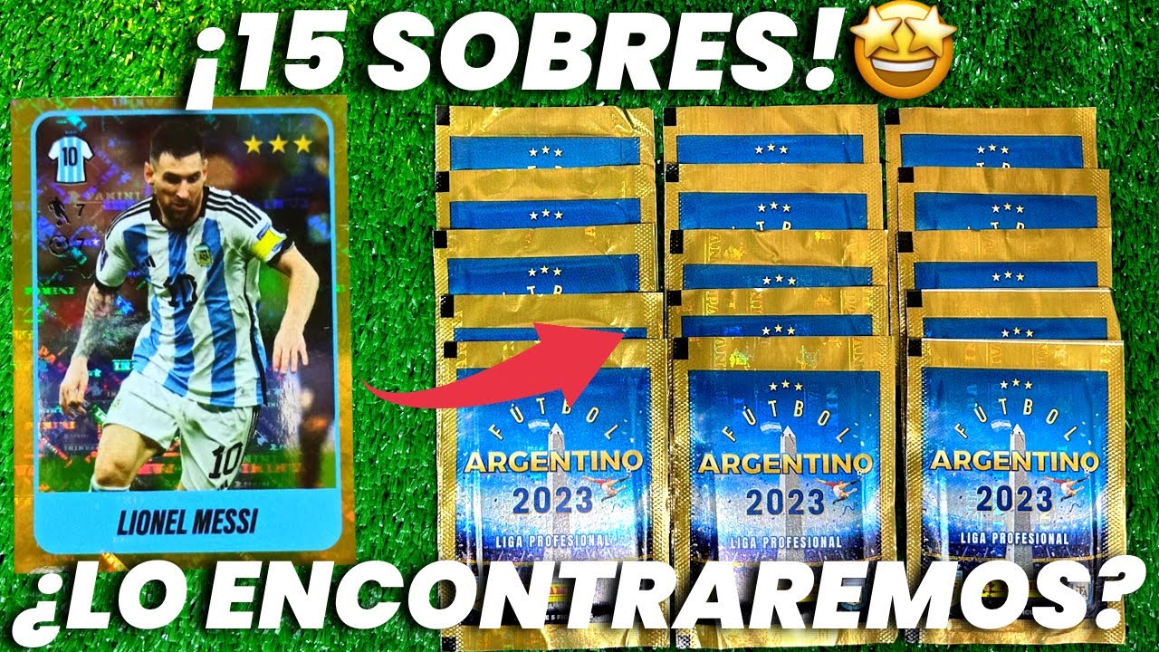 ¡HA VUELTO! *15 SOBRES* Panini Fútbol Argentino 2023
