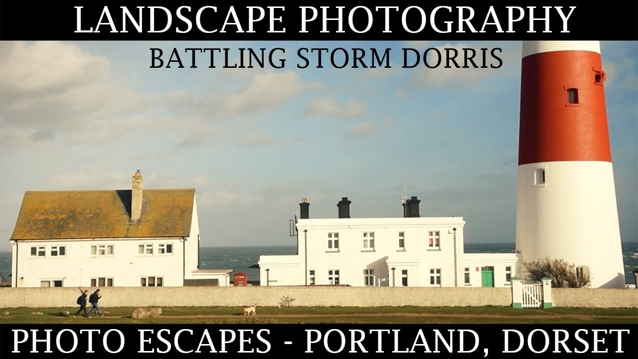 Landscape Photography - Getting battered by Storm Dorris - Portland, Dorset