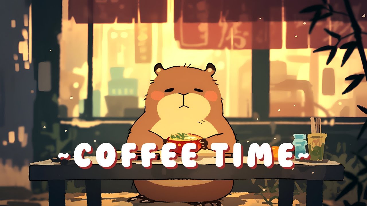 [1 Hour] Capybara Study Beats | Japanese-inspired Lofi Collection 🦫 🎧 ✨