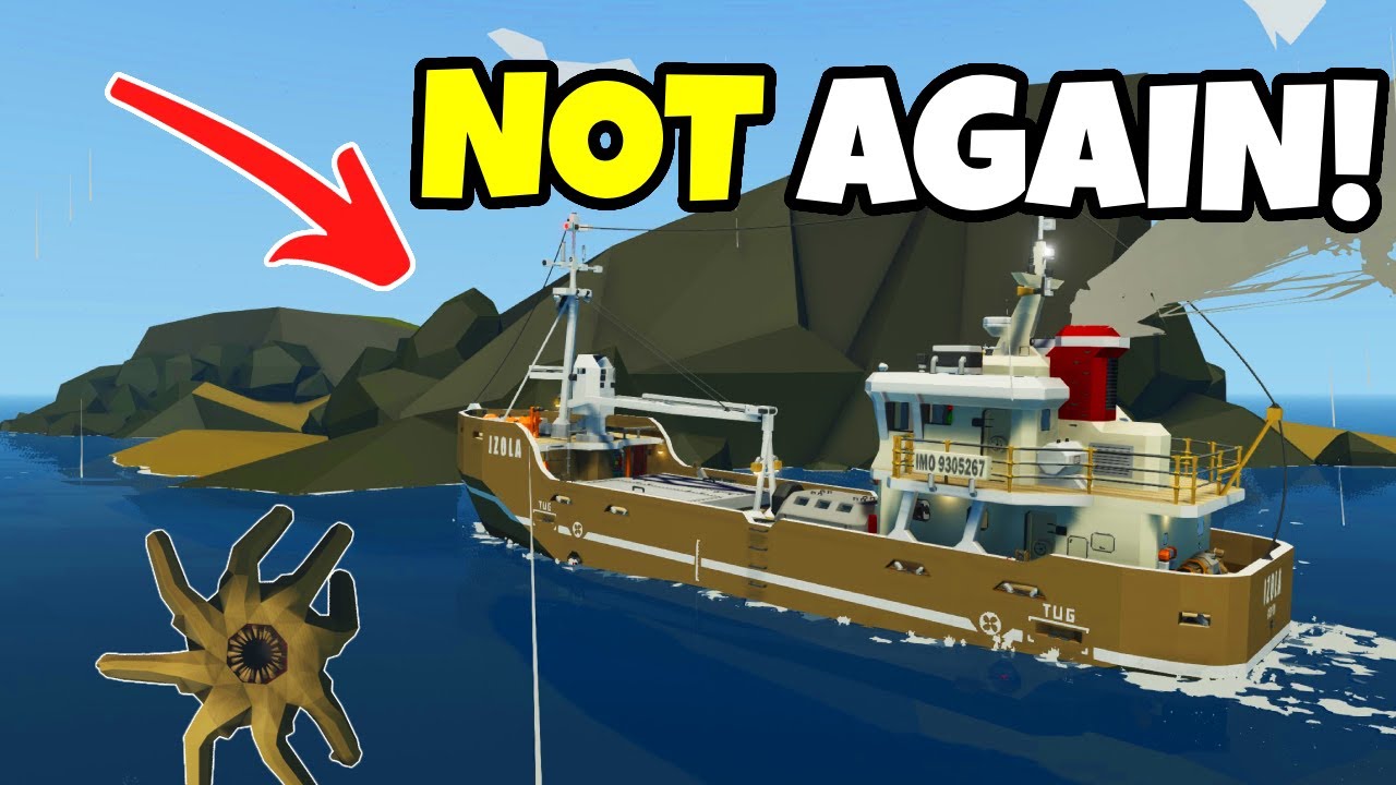 Sinking The IZOLA by Running it INTO an ISLAND In Stormworks!
