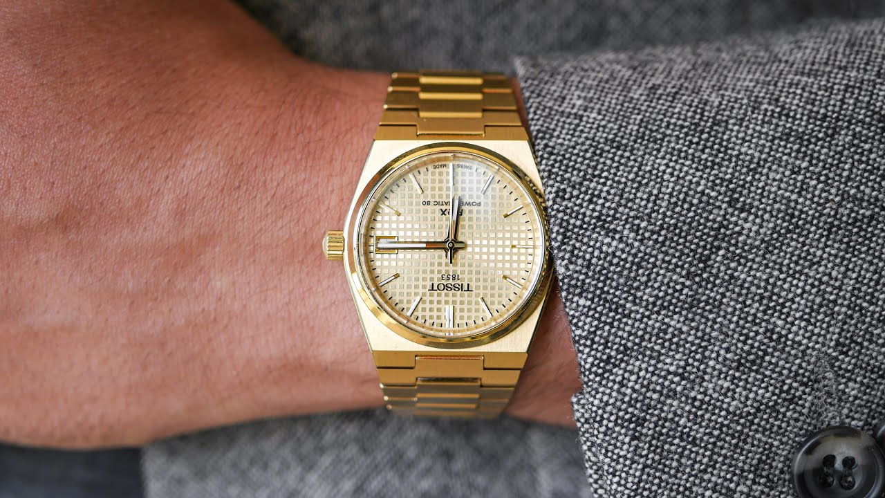 REVIEW Tissot PRX Powermatic 80 Gold Watch - 35mm vs 40mm Is Not Too Small! Two Months On the Wrist