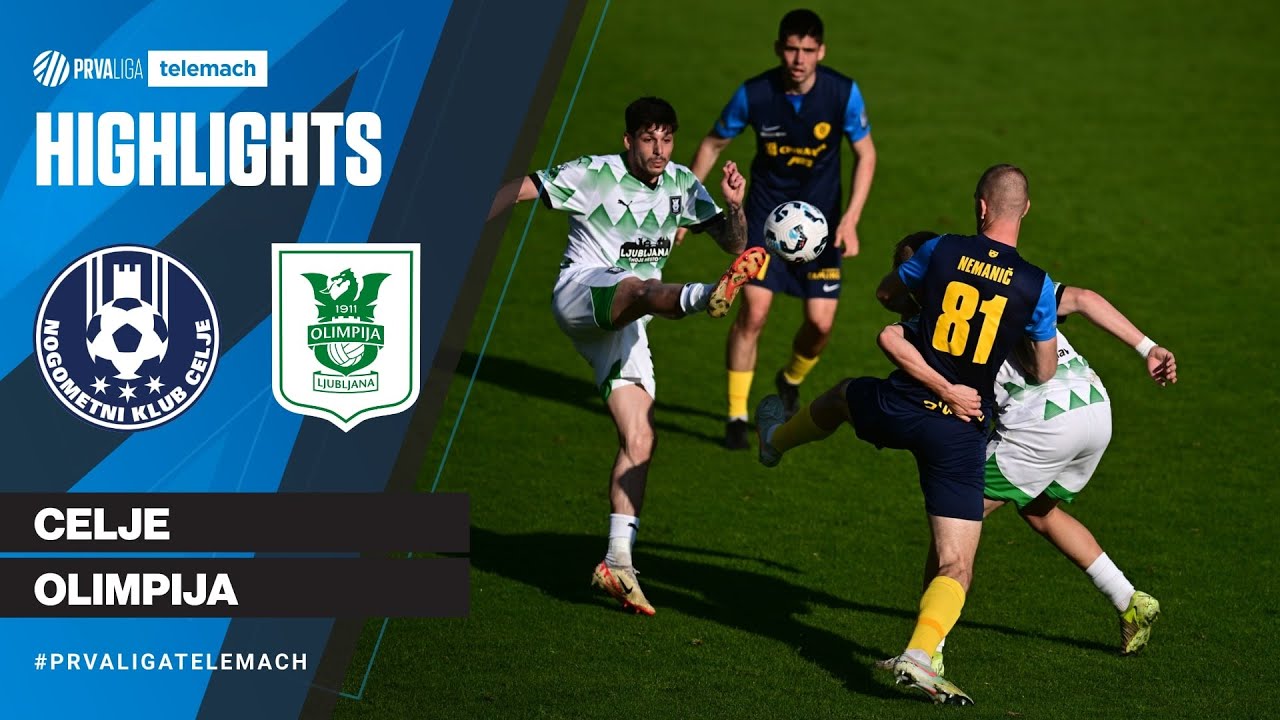 Celje 3-3 Olimpija 32. krog 2024/25 #PrvaLigaTelemach