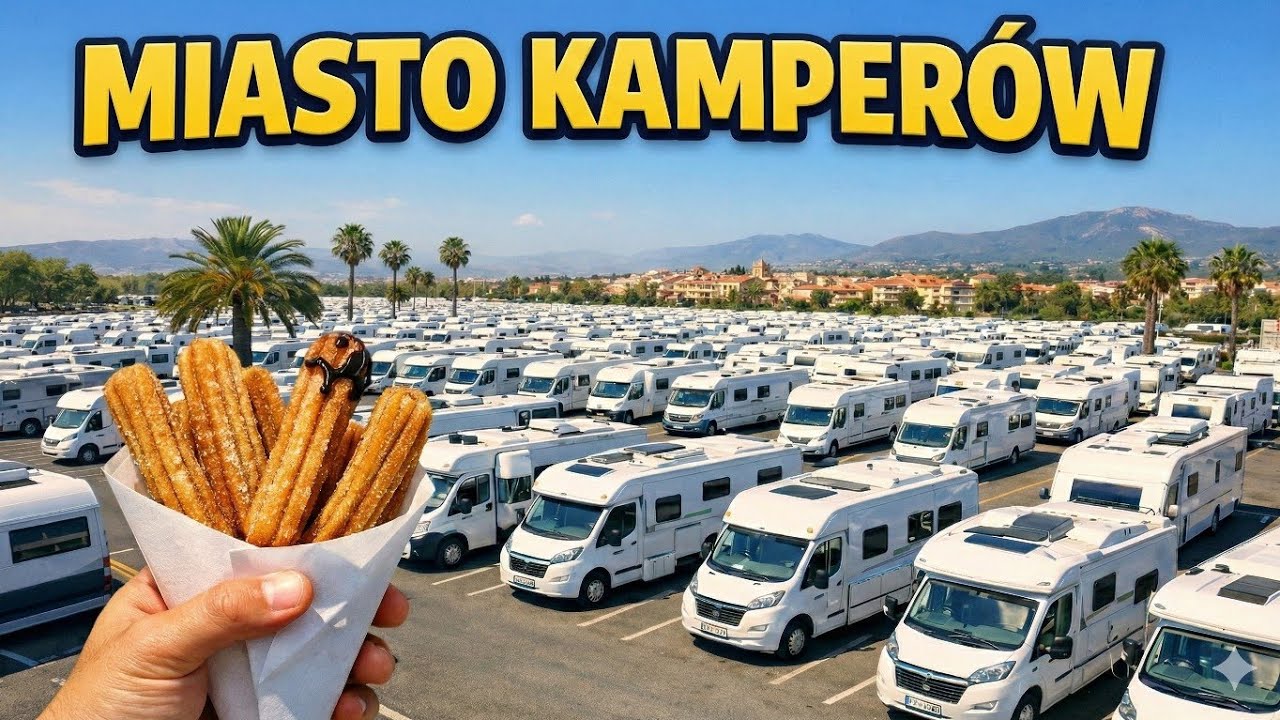 Hiszpania kamperem na dziko 🇪🇸 Torrevieja , pyszne Churrosy, 🌀ACTION i dzikie miasteczko kamperowe