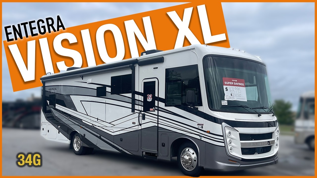 BEST Class A Gas Motorhome for COUPLES with HUGE Slide Outs!