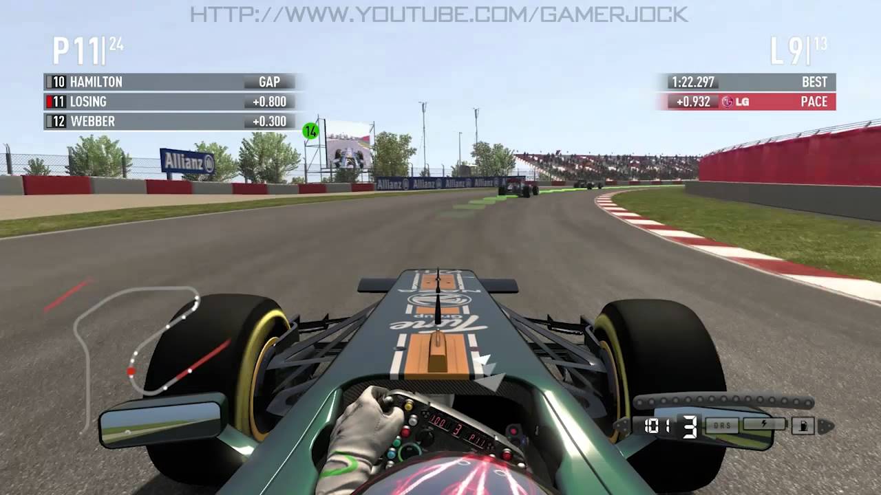 F1 2011(PC) | Catalunya | Career Race | 13 Laps | Team Lotus