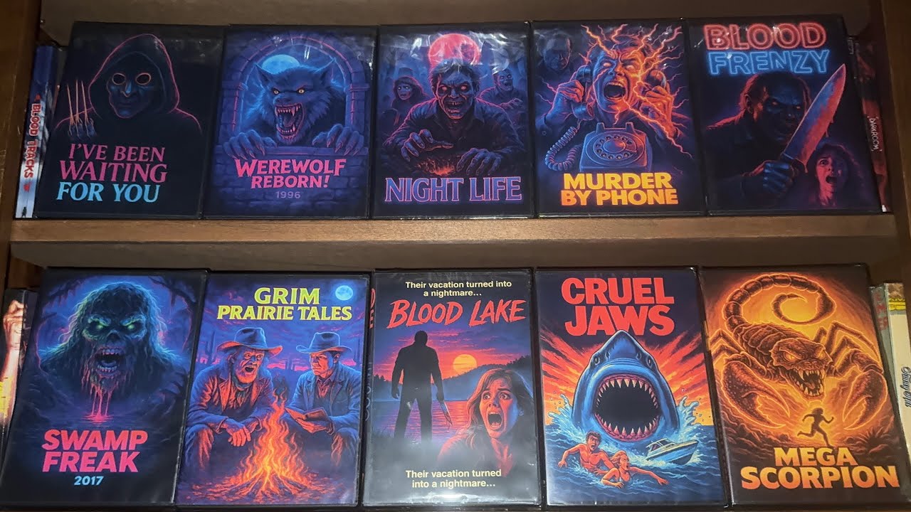 Редкие фильмы ужасов на DVD, Blu-ray, фильмы о монстрах, фильмы о существах, лесные триллеры.