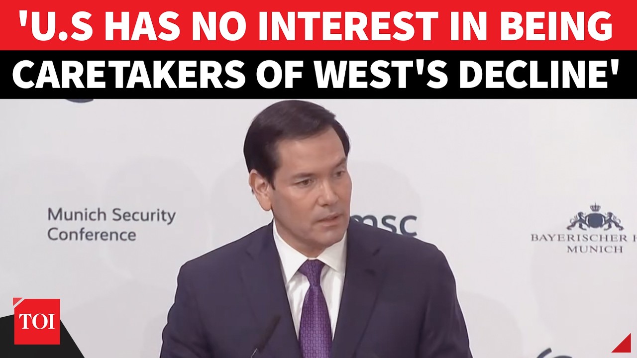 FULL: ‘Fix It Or Perish’: Marco Rubio’s Stark Ultimatum To Europe On Immigration | Munich | Watch