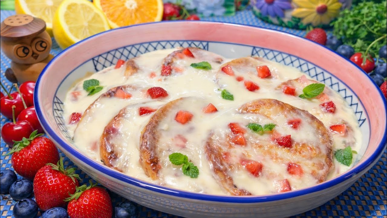 Как это ВКУСНО! Нежные сырники в сметанной заливке. Сырники в духовке 