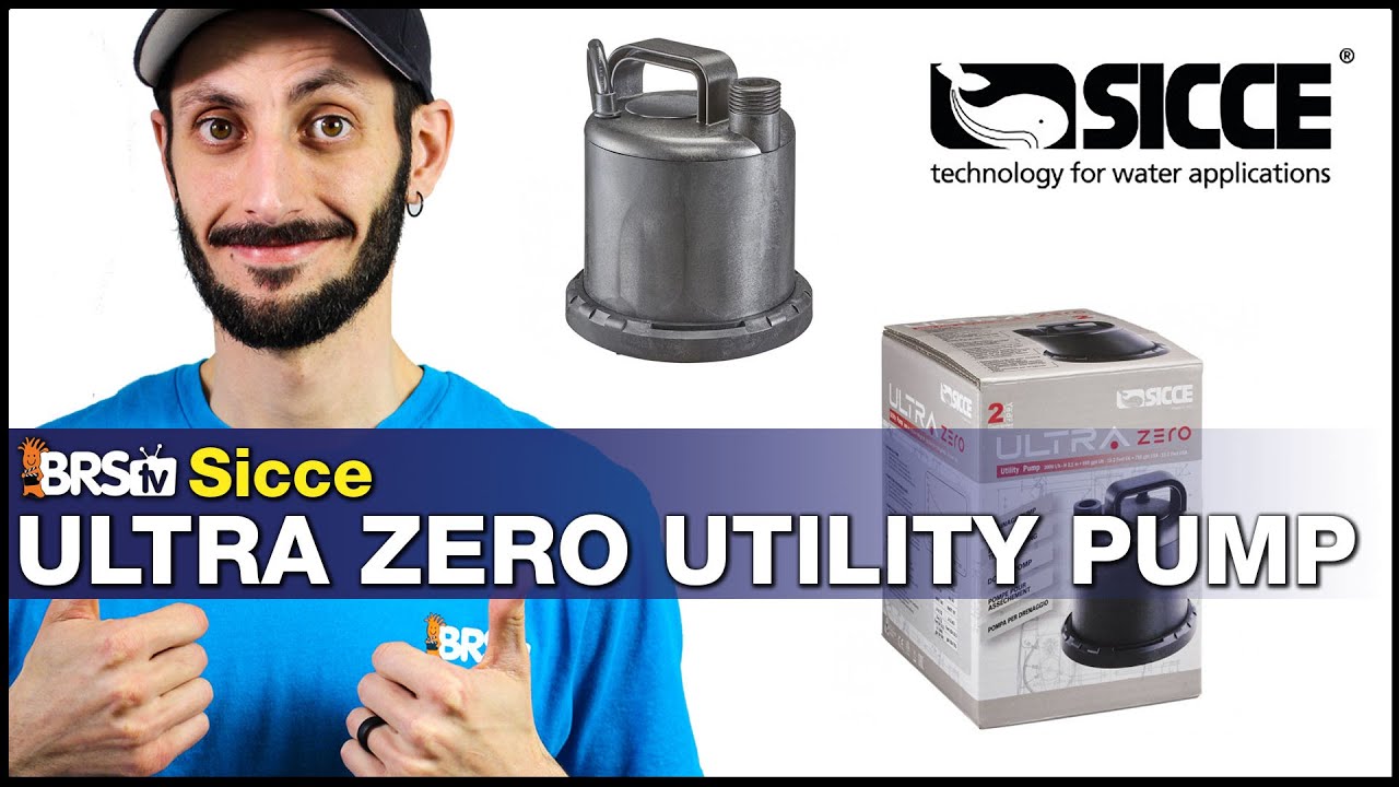 Sicce Ultra Zero Utility Pump: Don't make water changes harder than they have to be!