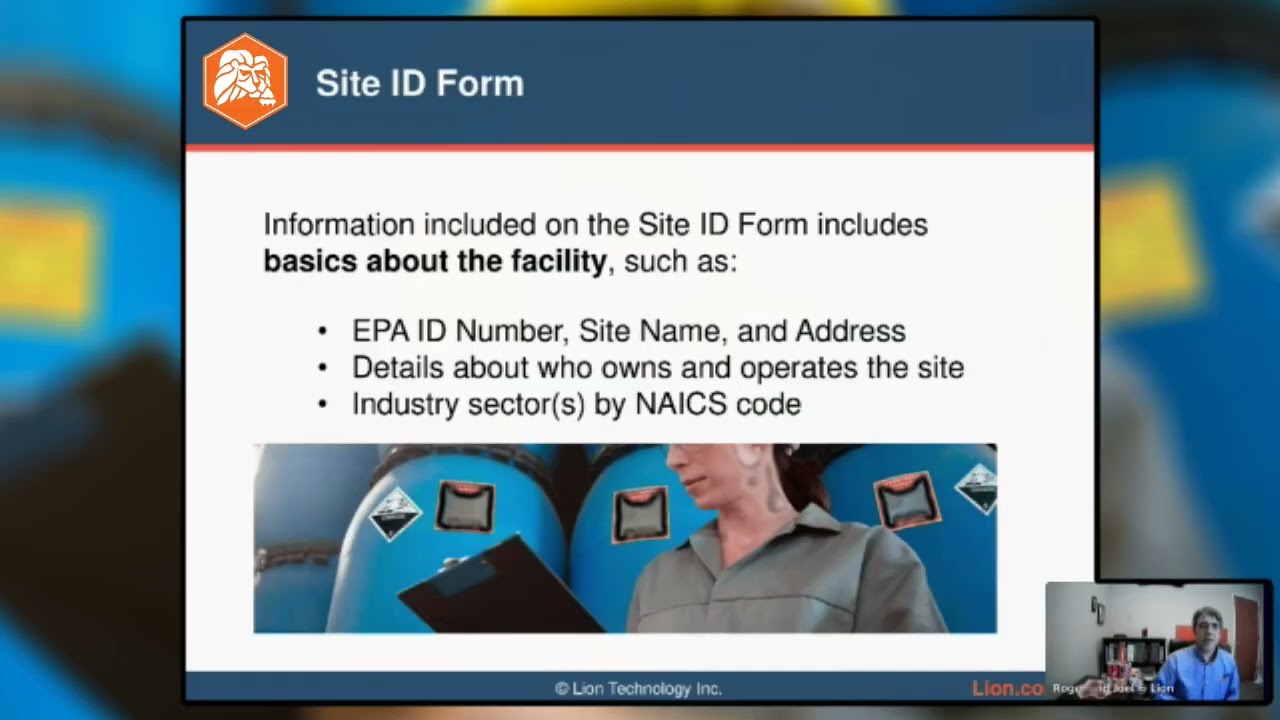 RCRA Biennial Reporting: The Site ID Form (EPA Form 8700-12)