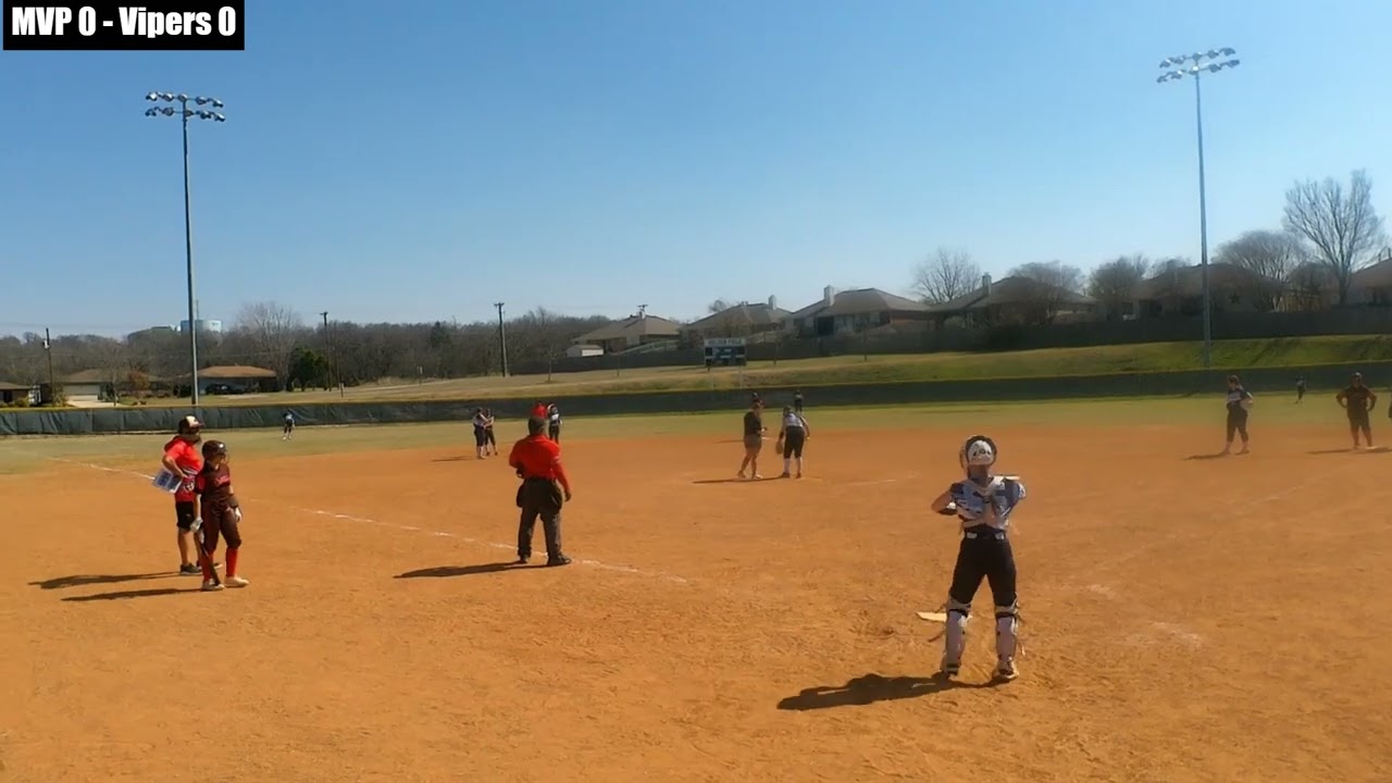 MVP 14U   BLUE vs WTX Lady Vipers 14U Pool Game #3 02 28 202