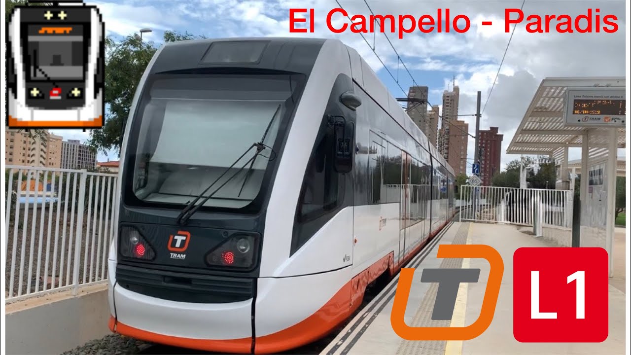 TRAM L1 FGV 4100 Viaje El Campello a Paradís