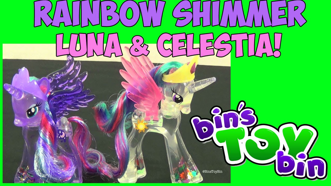 My Little Pony Rainbow Shimmer Princess Luna & Celestia! Review by Bin's Toy Bin