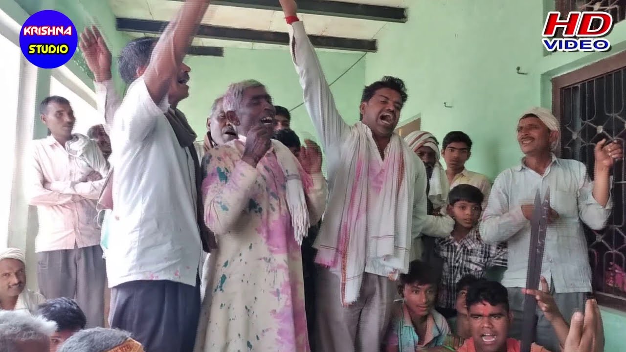 महाभारत सम्राट पप्पू शास्त्री जी सुनाई होली देहाती// गांव नगला रमिया में