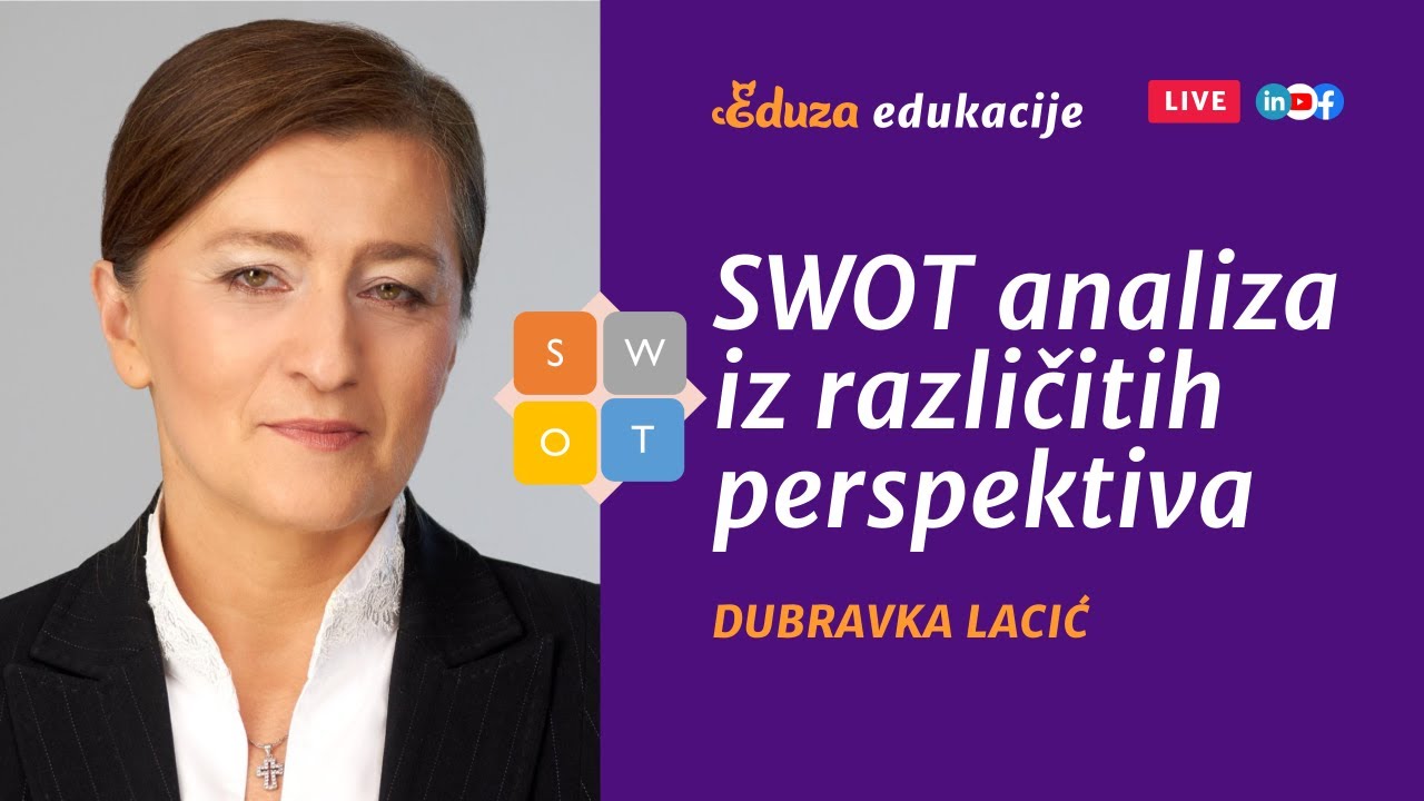 SWOT analiza i primjeri iz više perspektiva: Dubravka Lacić | Eduza edukacije
