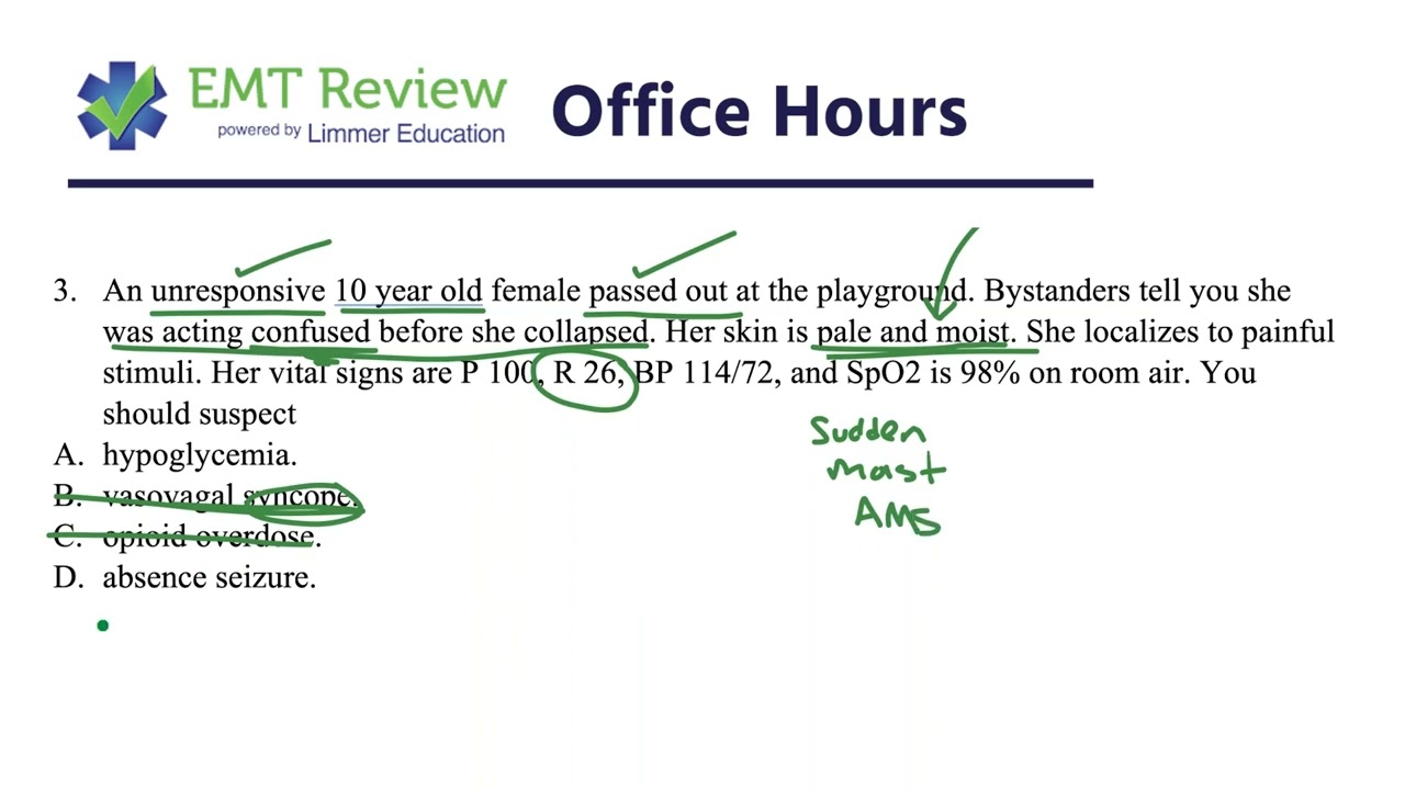 EMT Review Office Hours: Pediatric Emergencies