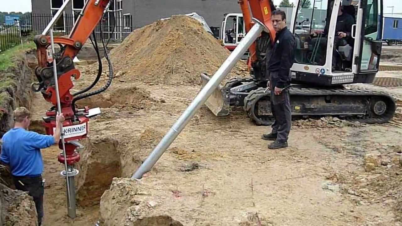 Montage Krinner Schroeffundament