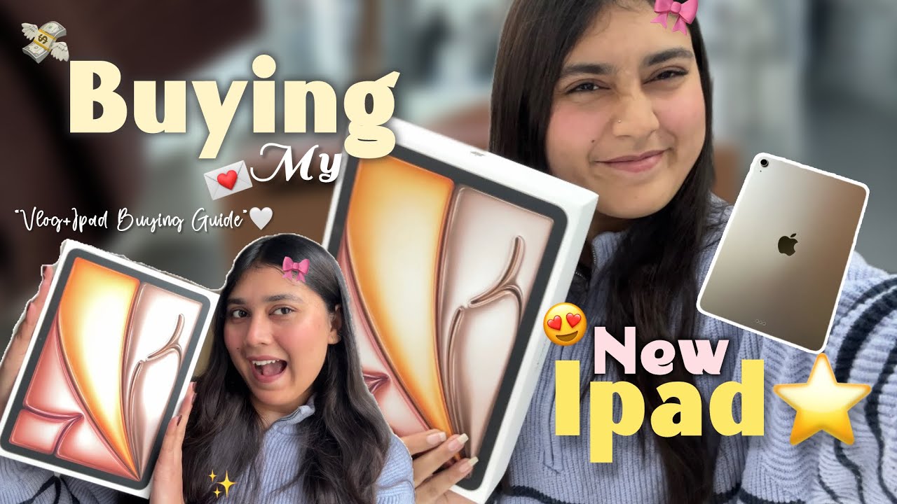 Покупка iPad Air M3 “Starlight”⭐️ (Распаковка + Видеоблог + Руководство по покупке) 