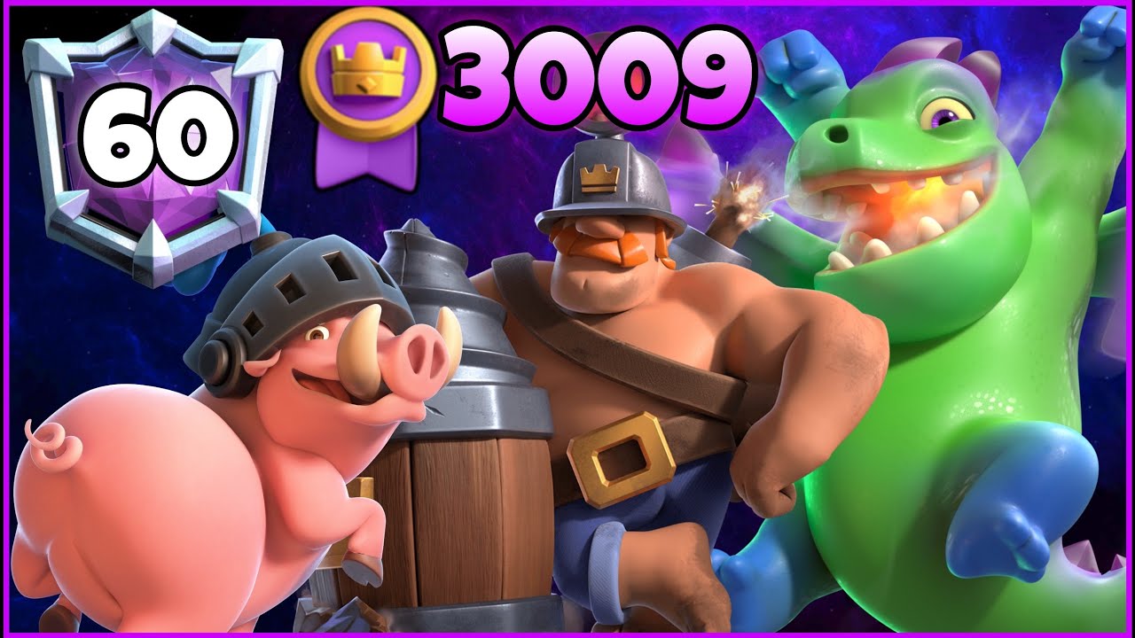 3009🥇 with *Anti-Meta* Royal Hogs Deck.!