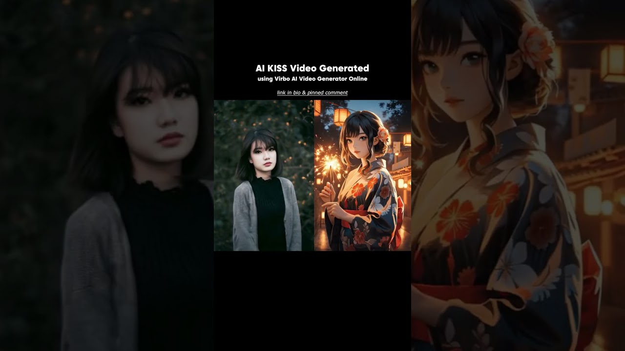 Create AI kiss video using Virbo AI generation! 