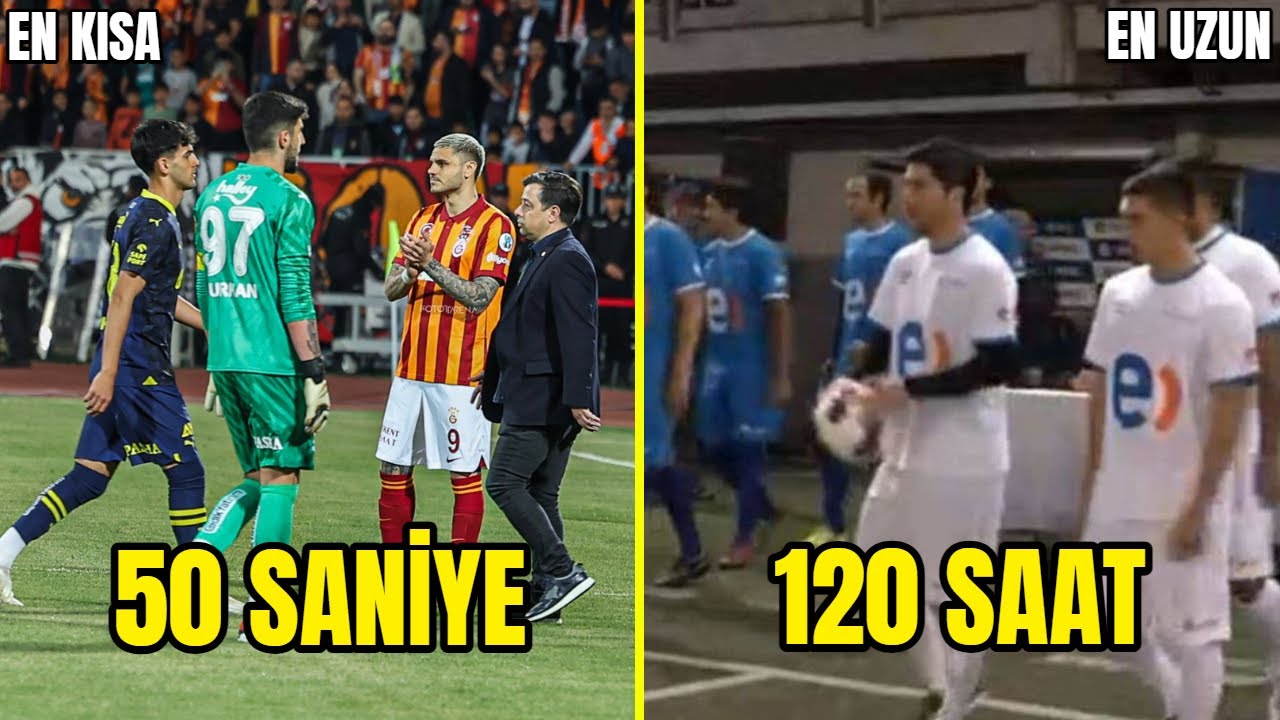Dünyanın En Kısa ve En Uzun Futbol Maçları