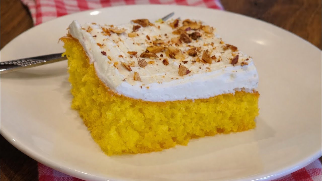 SOČNI GRIZ KOLAČ - BRZI KOLAČ SA GRIZOM I LIMUNOM ALI BEZ BRAŠNA