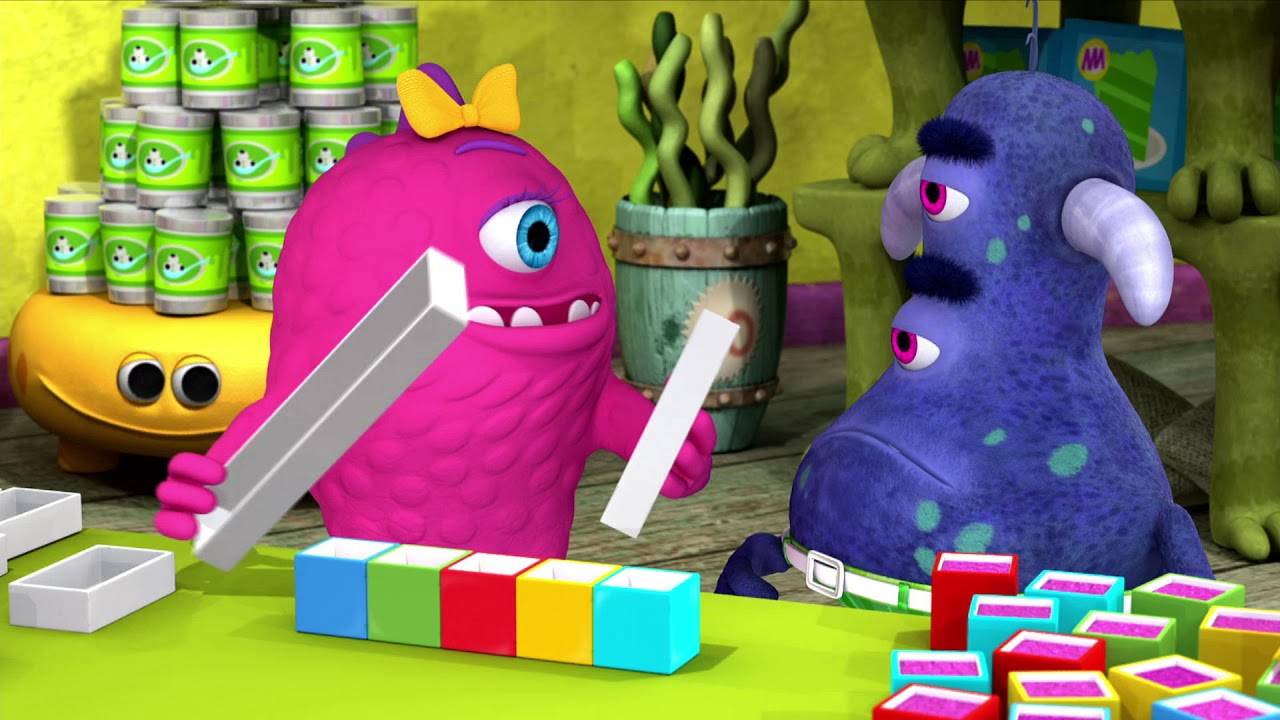 Monsters | Slime Cube Sale | Learn Math for Kids | Cartoons for Kids