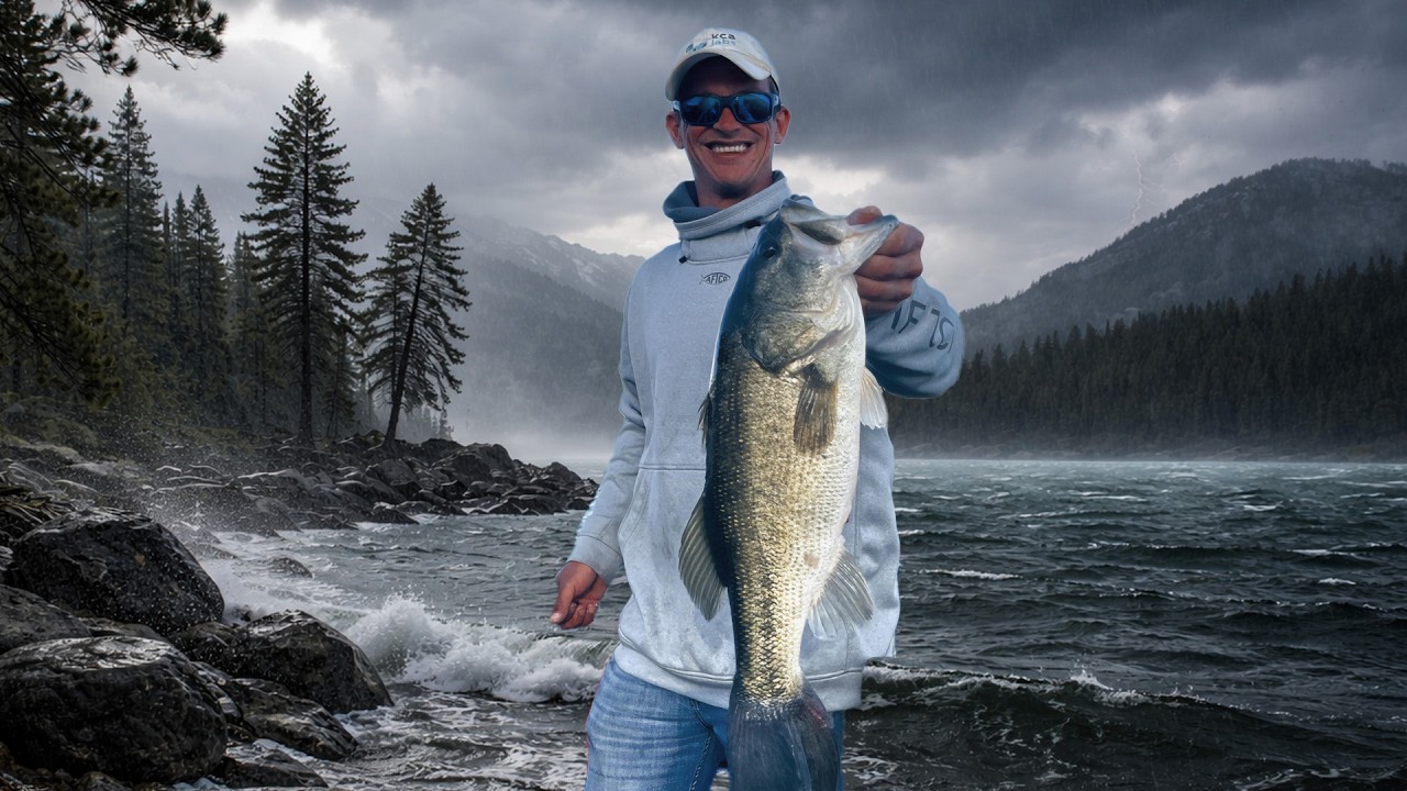 How I Catch Fish In Extreme Weather On Lake Shasta!