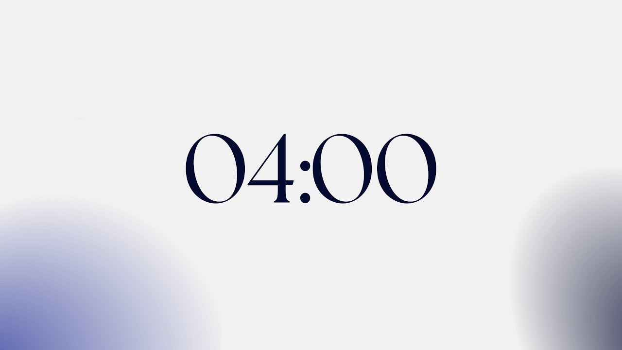 4 Minutes Silence | Mental Reset (No Music)