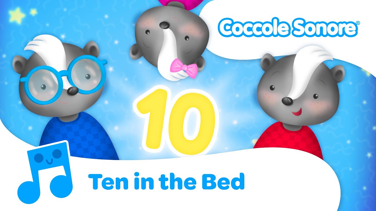 Ten in The Bed 🛌 - Canzoni per Bimbi in Inglese 🇬🇧 - Coccole Sonore