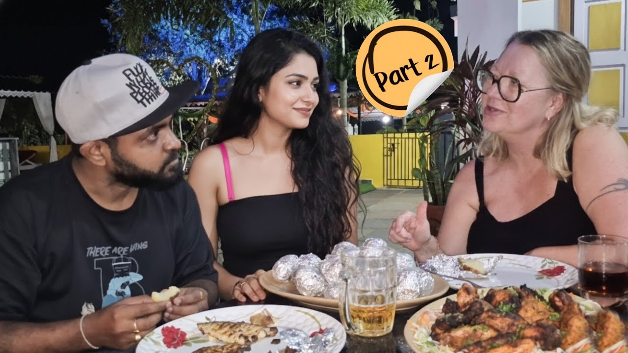 When foreigners taste real Goan food at farm feb29 Goa 🤪 / Konkani vlog goa 