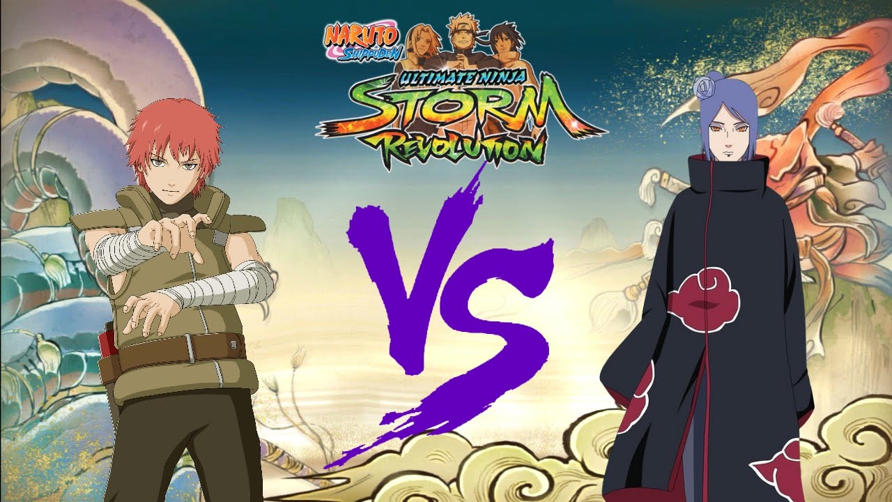 Naruto Storm Revolution - Sasori VS Konan | No Substitution VS Super Hard Full Handicap COM