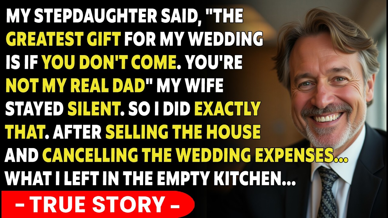 My Stepdaughter Said 'He Just Pays The Bills' So I Stopped Paying Everything |TRUESTORY |FAMILYSTORY