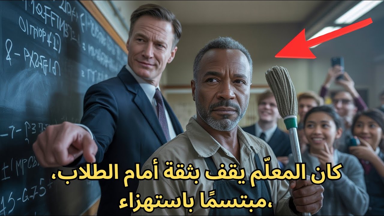 معلّم متغطرس سخر من عامل النظافة الأسود وتحدّاه بمسألة رياضيات مستحيلة” ولم يكن يعلم أنه عبقري حقيقي
