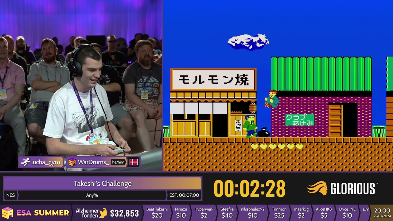 Takeshi's Challenge [Any%] by lucha_gym - #ESASummer24