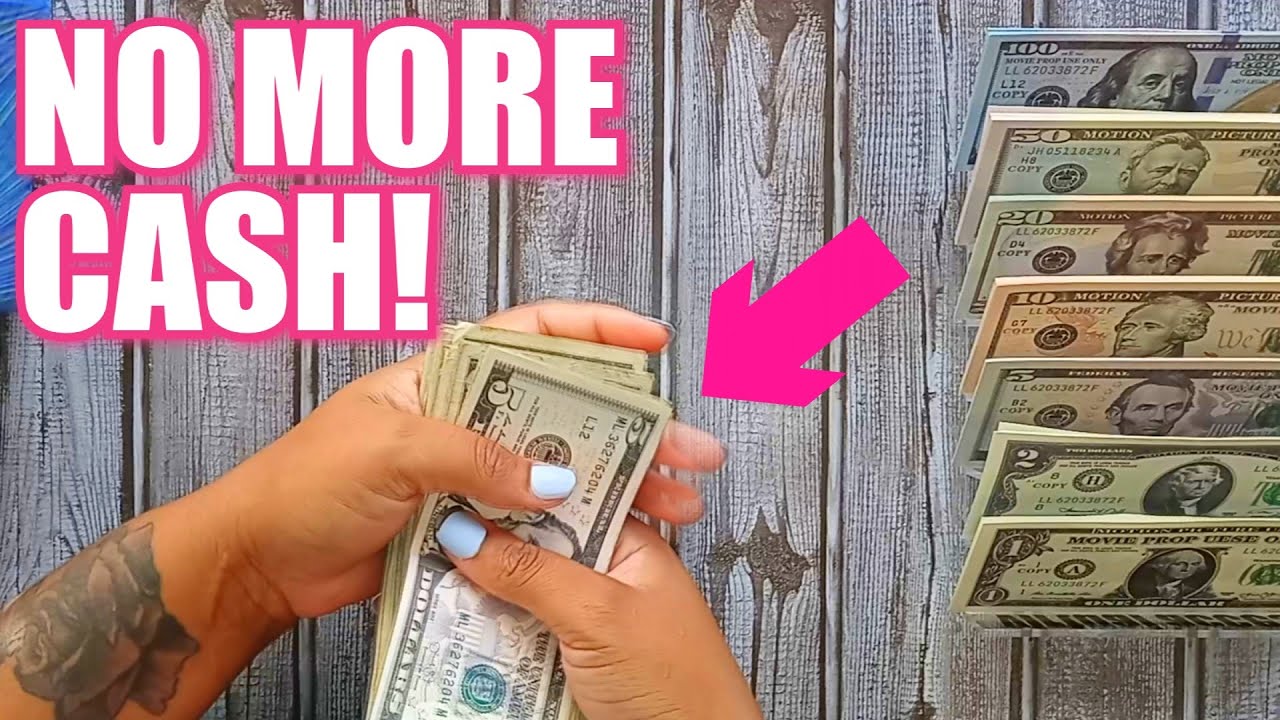 Switching real money to prop money! | cash envelopes | sinking funds
