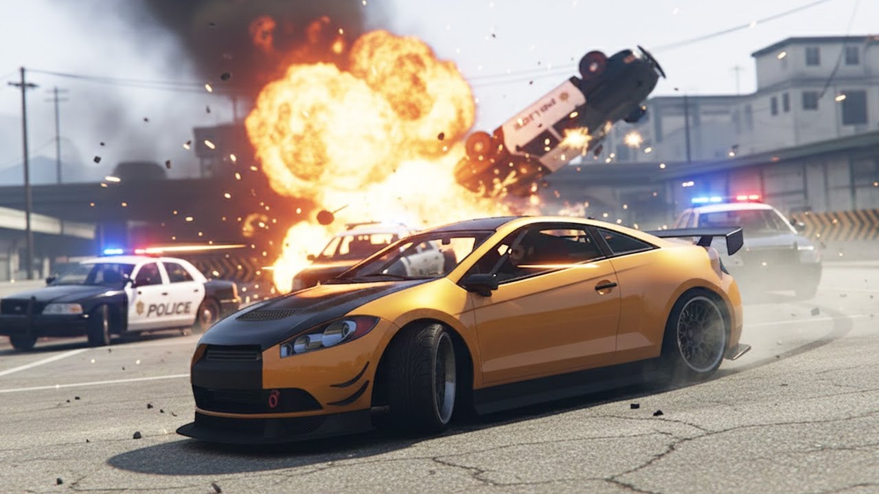 Penumbra sports car vs Police – Epic Chase! 🚓💥 | GTA 5 Gameplay