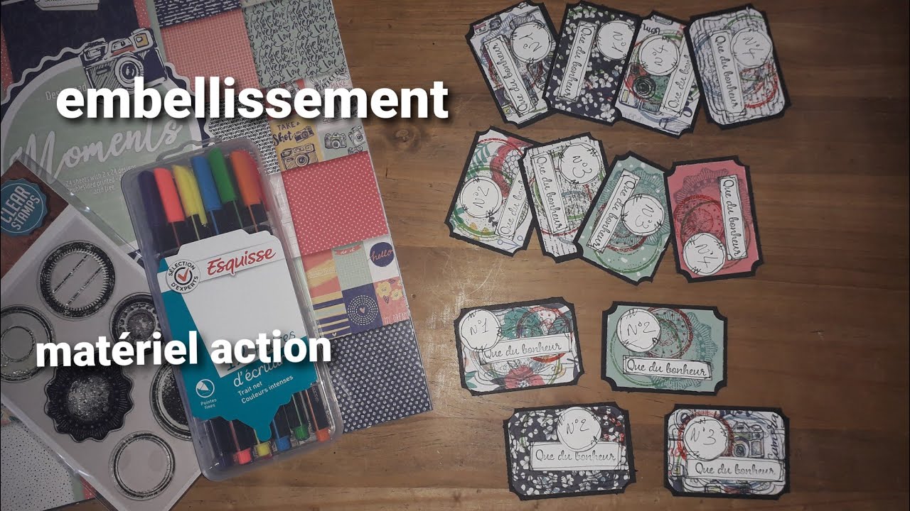 Embellissement/matériel action/ facile et rapide.