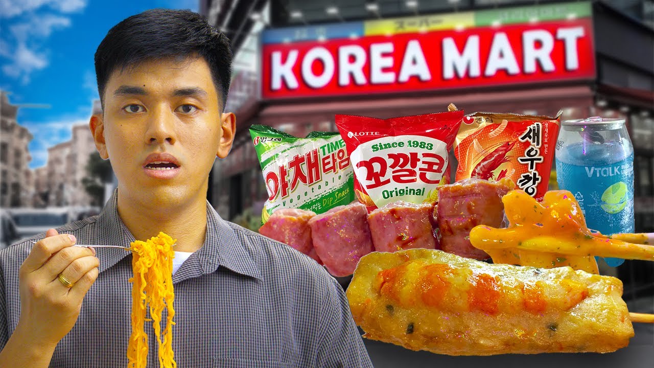 Eating ONLY in Korean Marts for 24 Hours