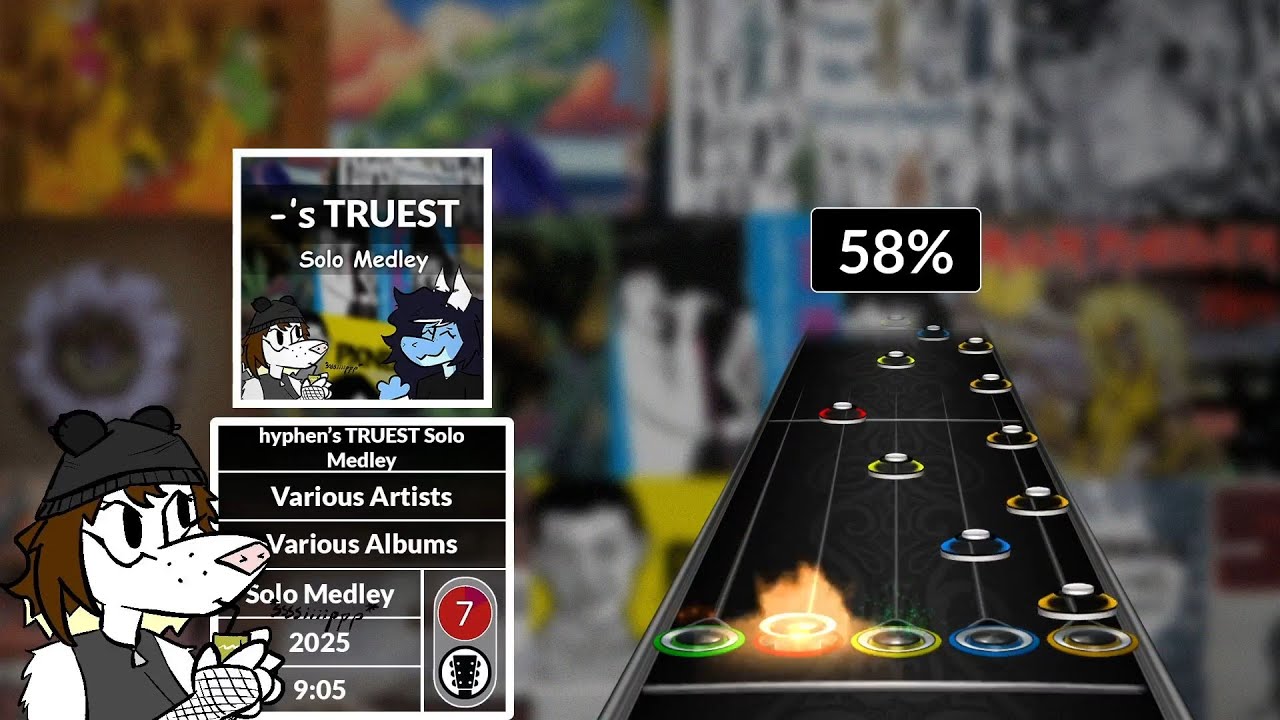 [Clone Hero] Various Artists - hyphen's TRUEST Solo Medley [chart preview]
