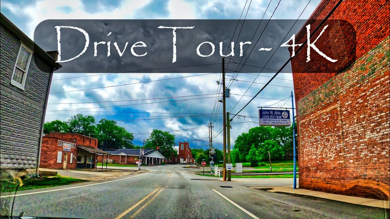 Driving Throughout Taylorsville, Georgia - 4K Tour - USA