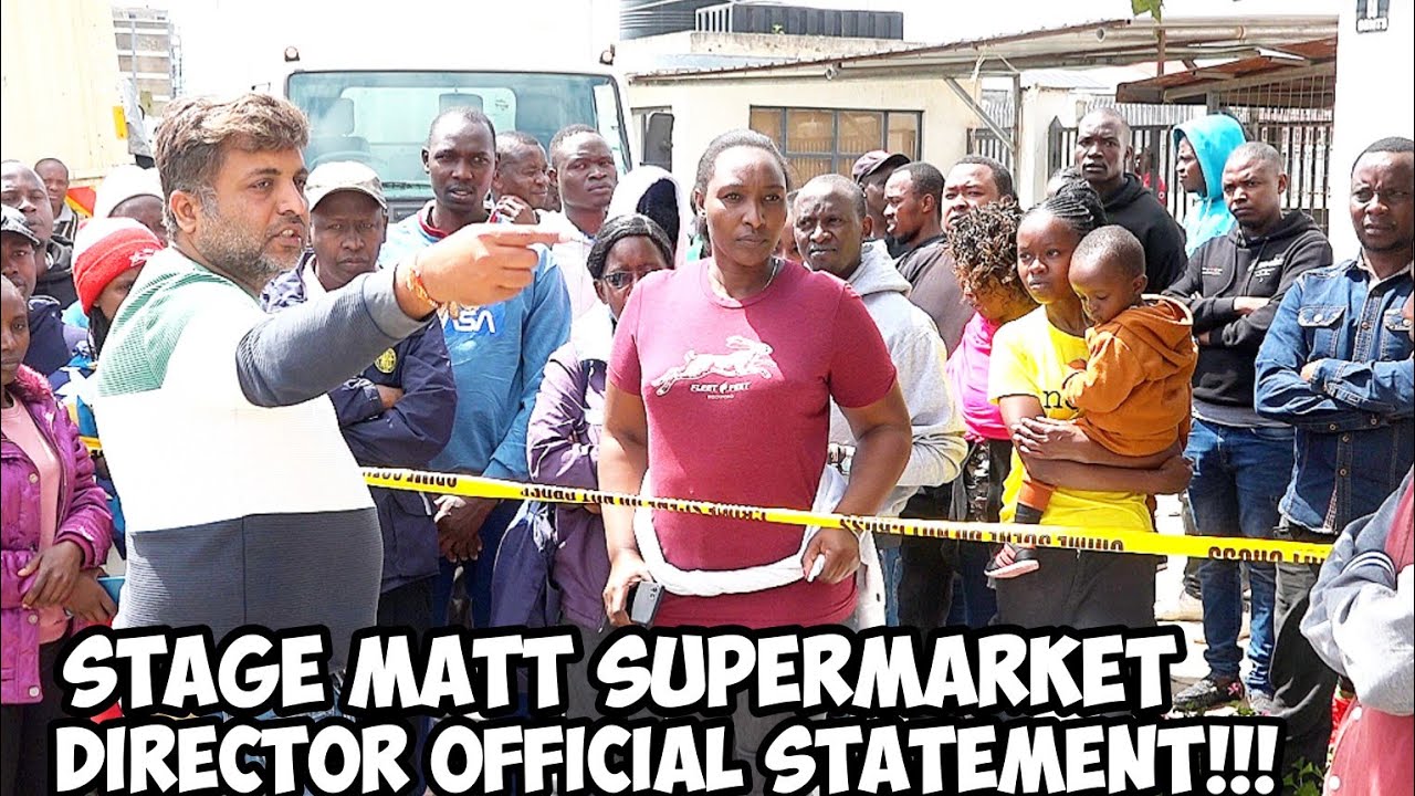 SABA SABA PROTEST MADNESS: Stage Matt Director Bold Statement After his Supermarket Looted