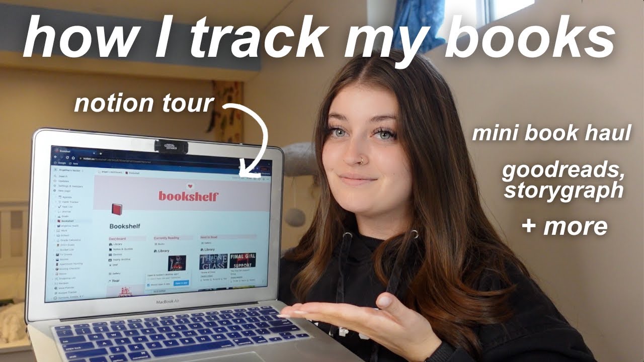 the ultimate guide to tracking your reading with notion, goodreads, & storygraph💘📚