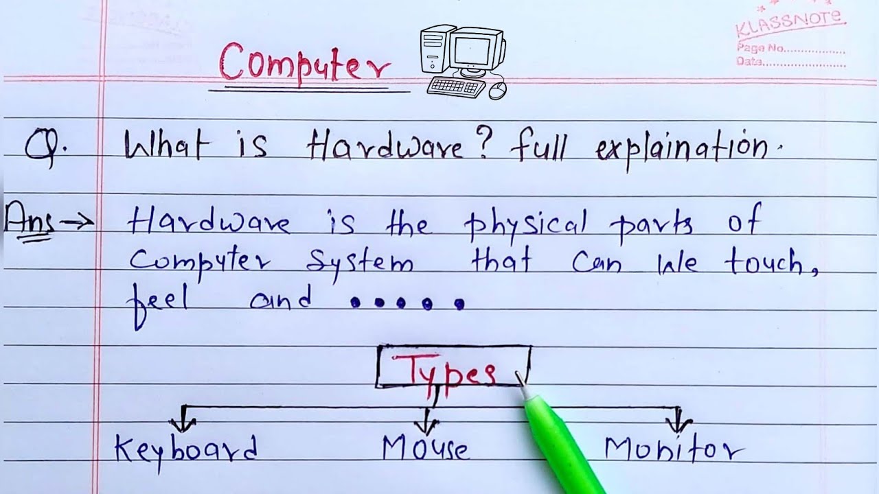 What is Computer Hardware? in detail | Type of hardware