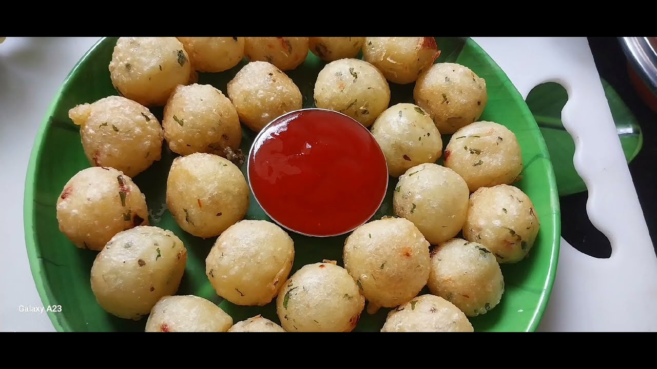 Potato corn flour balls |evening snacks |👌😋