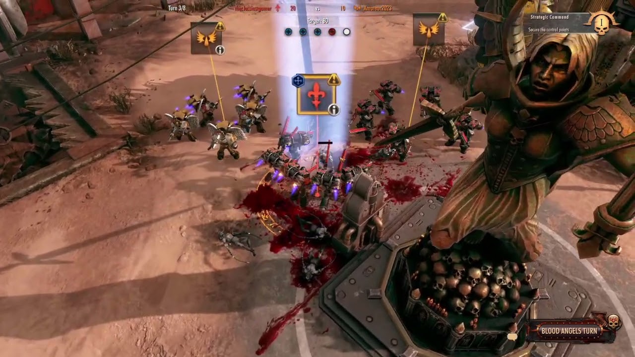 Warhammer 40000 Battlesector Multiplayer Match 113 Adepta Sororitas vs Blood Angels